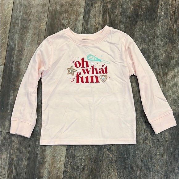 outdoor kids Other - Carter's Pink Long Sleeve Tee - Festive Text Design